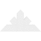 Ekena Millwork Richland Architectural Grade PVC Gable Bracket, 36"W x 19 1/2"H x 2"D x 6"F, 13/12 Pitch GBP036X20X0206RIC00 - alternate 2